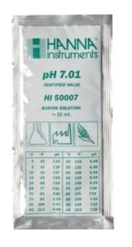HANNA HI50007-02 pH 7.01 -  25oC Technical Calibration Buffer Sachets, (25 x 20mL)