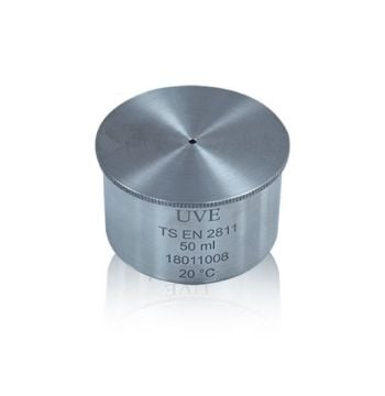 PİKNOMETRE Yoğunluk Özgül Ağırlık Özkütle Ölçer - Alüminyum - 100 cc ml - ISO 2811/DIN 53217/ASTM D1475