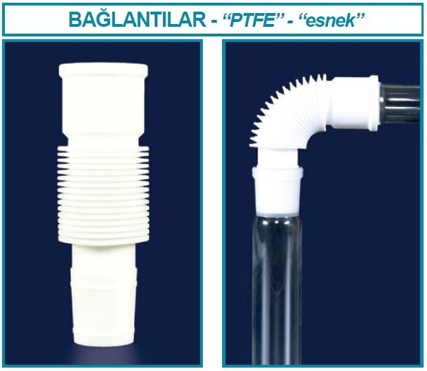 İSOLAB 065.36.014 adaptör - esnek - PTFE - NS 14/23 (1 adet)