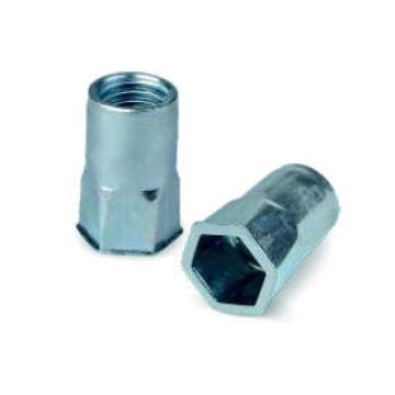 Yarım Altıköşe Sıfır Kafa Çelik Somun Perçin M10 metrik 10 - 500 adet