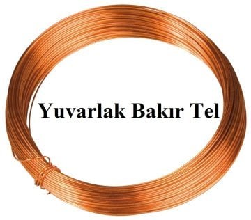 8 mm Yuvarlak Bakır Tel 1 KG