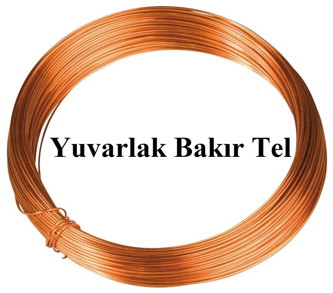 5 mm Yuvarlak Bakır Tel 1 KG
