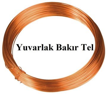 5 mm Yuvarlak Bakır Tel 1 KG
