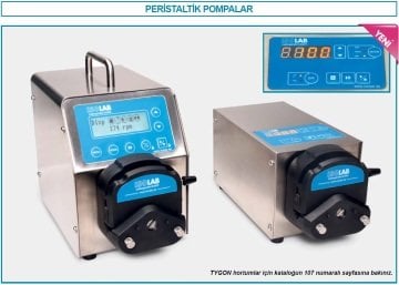 İSOLAB 616.21.002 pompa - peristaltik - max 280 lt/dak akış hızlı (1 adet)