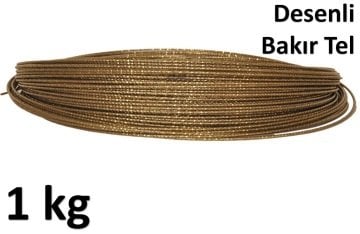 1.2 mm Desenli Kristal Bakır Tel 1 KG
