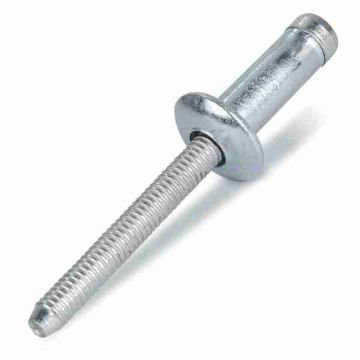 Çelik Hemlock Kilitli Ağır Hizmet Perçini 6.4x18.5 mm - 250 adet