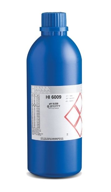 HANNA HI6009 pH 9.000  -  25oC Millesimal Calibration Buffer, 500 mL