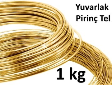 6 mm Yuvarlak Pirinç Tel 1 KG