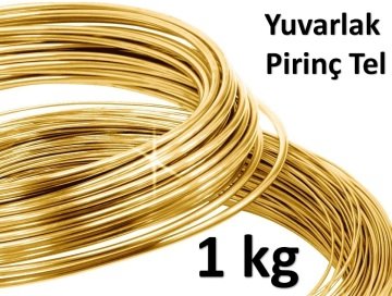 4 mm Yuvarlak Pirinç Tel 1 KG