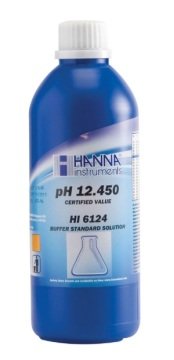 HANNA HI6124 pH 12.450  -  25oC Millesimal Calibration Buffer, 500 mL