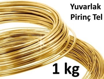 0.6 mm Yuvarlak Pirinç Tel 1 KG