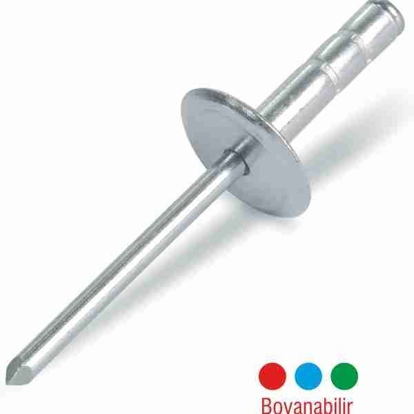 Alüminyum Geniş Kafalı Multigrip Perçin 4.8x10 mm - 250 adet