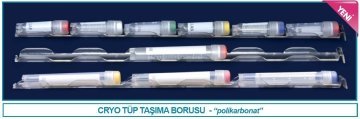 İSOLAB 092.35.003 taşıma borusu - 2 ve 5 ml cryo tüp için (12 adet)