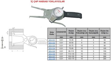 İç Çap Hassas Yoklayıcı 55-75mm