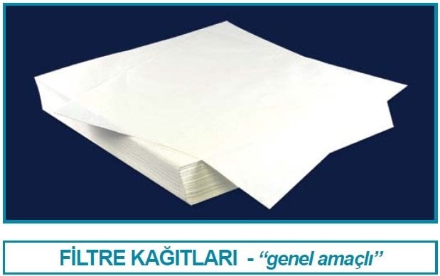 İSOLAB 107.40.140 filtre kağıdı - genel amaçlı - 40 x 40 cm ebatlar - 60 gr (250 adet)