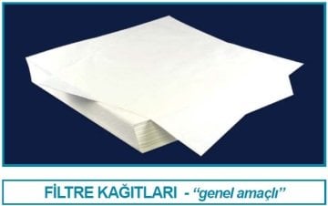 İSOLAB 107.40.140 filtre kağıdı - genel amaçlı - 40 x 40 cm ebatlar - 60 gr (250 adet)