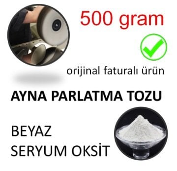 Ayna Parlatma Tozu Beyaz Seryum Oksit - 500 GRAM