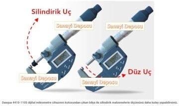 Dasqua 4410-1105 Hassas Dijital Mikrometre