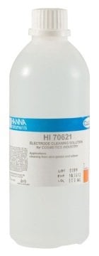 HANNA HI70621L Cleaning Solution for Skin Grease and Sebum (Cosmetic Industry), 500 mL bottle