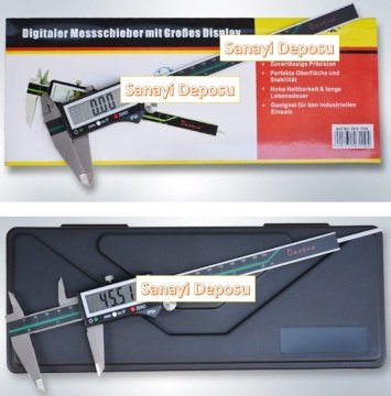Dasqua 2310-7110 Dijital Kumpas 0-200 mm (IP54 Korumalı)