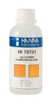 HANNA HI70701M Standard Solution at 1 g/L F¯, 230 mL bottle