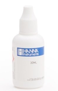 HANNA HI7076 Electrolyte solution, 1 M NaCl, (4) 30 mL bottles