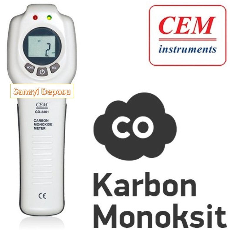 CEM GD-3301 Karbonmonoksit Ölçer