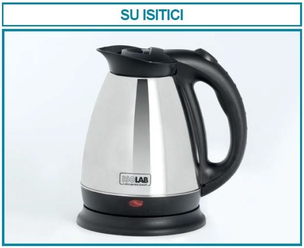 İSOLAB 611.01.001 su ısıtıcı - 1.5 lt (1 adet)