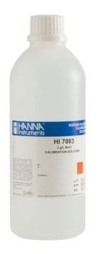 HANNA HI7083L Standard Solution at 3.0 g/L NaCl, 500 mL bottle