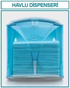 İSOLAB 080.67.001 kağıt havlu dispenseri (1 adet)