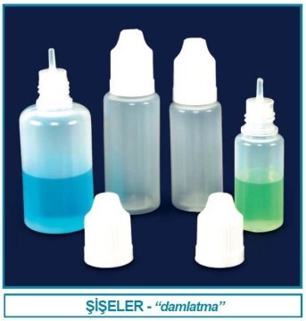 İSOLAB 062.10.020 şişe - damlatma - P.E - 20 ml (10 adet)