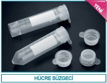 İSOLAB 078.02.103 hücre süzgeci - hücre kültürü için - 100 um por ölçüsü - sarı (50 adet)