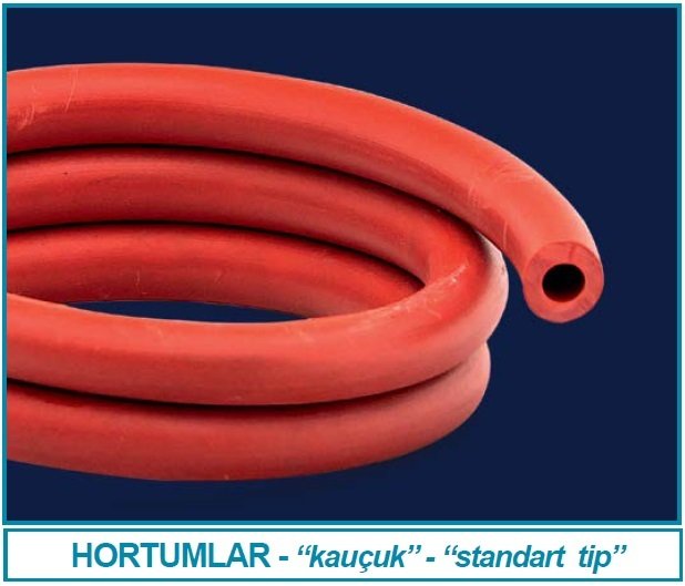 İSOLAB 052.10.003 hortum - kauçuk - 6.0 mm iç çap - 9.0 dış çap (1 metre)