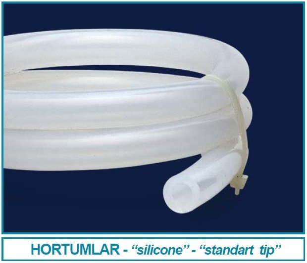 İSOLAB 052.12.004 hortum - silikon - 6.0 mm iç çap - 10.0 dış çap (1 metre)