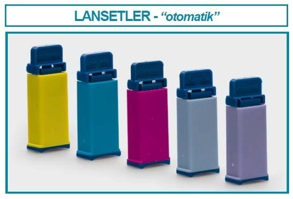 İSOLAB 088.02.003 lanset - otomatik (100 adet)