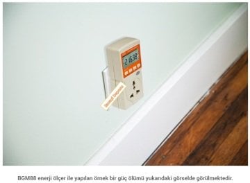 BGM88 Timer Özellikli Enerji Ölçer / Prizden Güç Ölçer