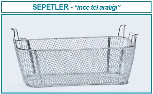 İSOLAB 621.05.103 yedek sepet - ince tel aralığı - 3.0 lt banyo için (1 adet)