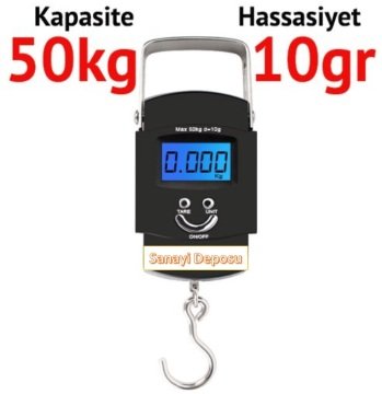 B50 Elektronik Çengel Terazi 50kg