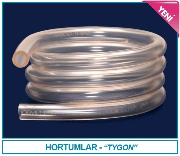 İSOLAB 052.09.004 hortum - tygon - 3.1 mm iç çap - 6.3 mm dış çap (1 metre)
