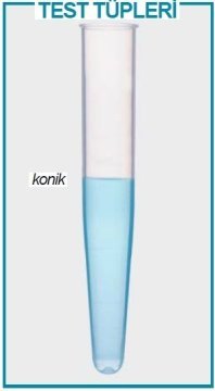 İSOLAB 077.04.006 tüp - P.P - konik tabanlı - 16 x 100 mm (500 adet)