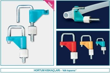 İSOLAB 052.15.020O hortum kıskacı - vidalı - max.20 mm boru çapı için - turuncu (1 adet)
