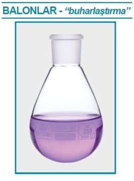 İSOLAB 030.55.901 balon - buharlaştırma - 1000 ml (1 adet)