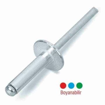 Alüminyum Pop Perçin Geniş Kafa 14 mm şapka 4.8x20 mm