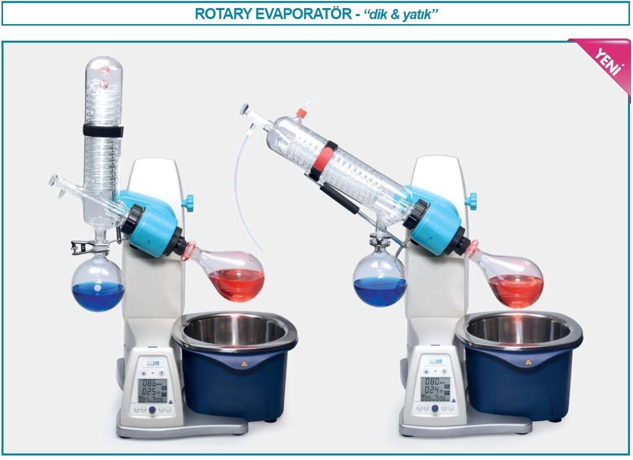 İSOLAB 605.01.001 evaporatör - rotary - dik tip (1 adet)