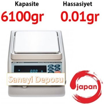 AND GF 6100 Hassas Terazi - Hassasiyet:0.01 gr. Max: 6100 gr.