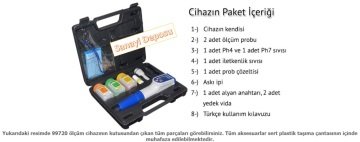 99720 PH / İletkenlik / TDS / Sıcaklık / Tuzluluk Ölçüm Cihazı