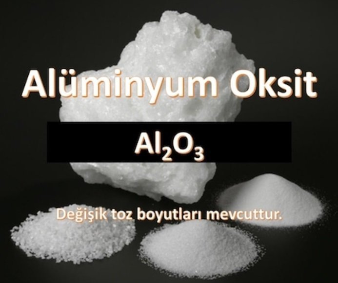 Alüminyum Oksit F1200 - Al2O3 - 3 mikron - 10 KG