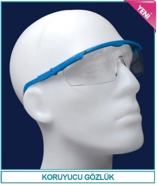İSOLAB 080.40.004 koruyucu gözlük (1 adet)