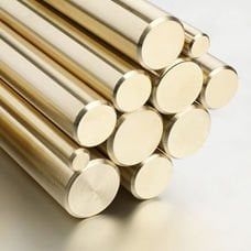 22 mm Yuvarlak Pirinç Çubuk 1 metre