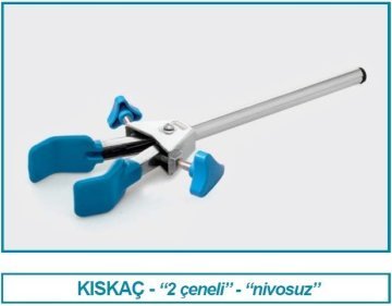 İSOLAB 045.01.001 kıskaç - 2 çeneli - standard (1 adet)
